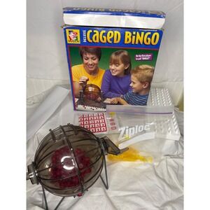 Pavilion Deluxe Caged Bingo Game Complete with Balls Cards and Cage